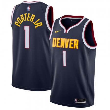 Herren NBA Denver Nuggets Trikot Michael Porter Jr. 1 Nike 2020-2021 Icon Edition Swingman